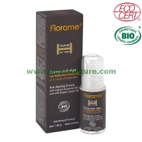Crema hidratante facial anti-edad Bio FLORAME Homme